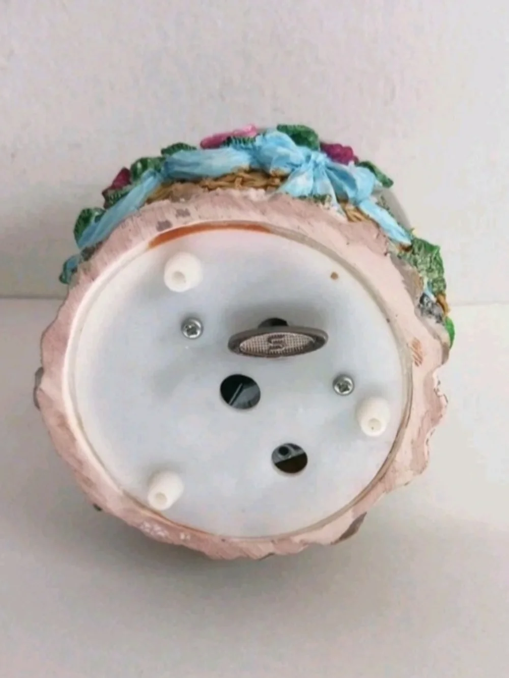 VTG Birdhouse Musical Waterglobe Snow Globe Wind Beneath My Wings Working READ
